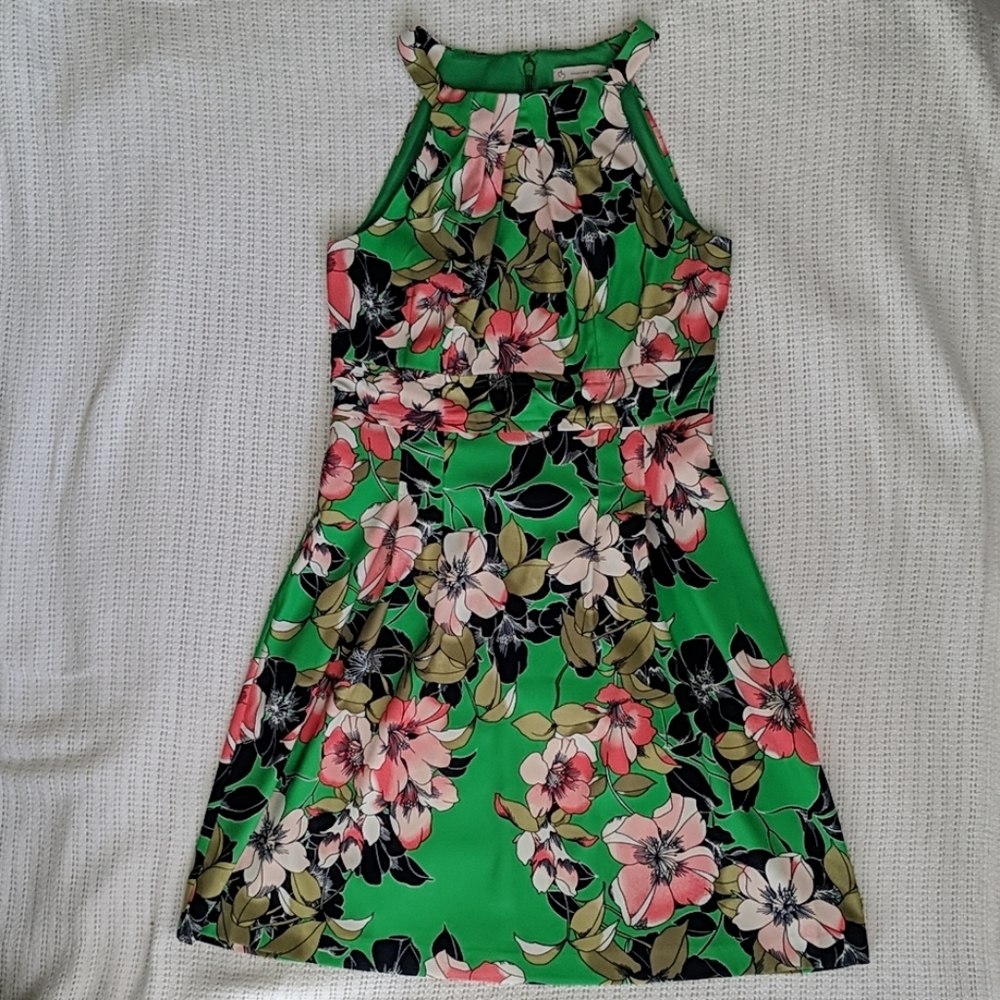Dress Barn Floral Fit and Flare Dress